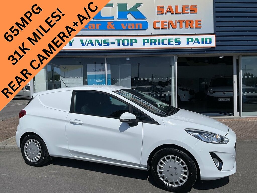 Ford Fiesta 1.5 Tdci Car Derived Van Euro 6 White