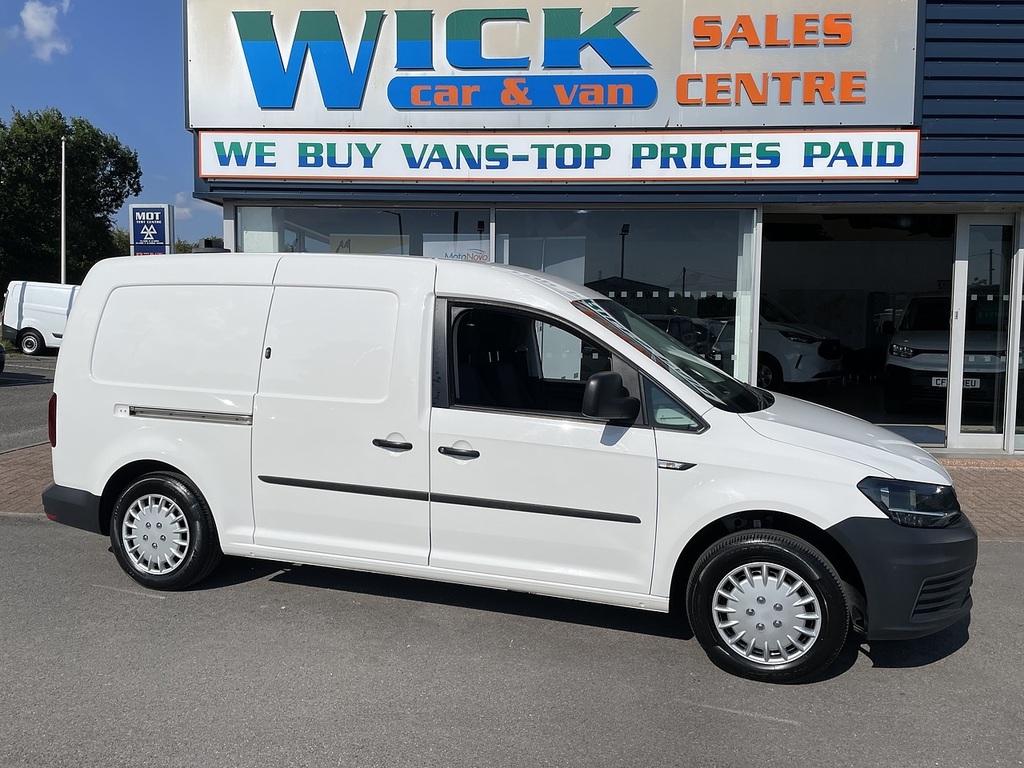 Volkswagen Caddy Maxi 2.0 Tdi C20 Startline Panel Van 6Dr DT68KCC White #5