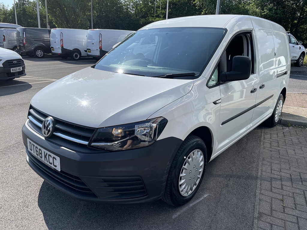 Volkswagen Caddy Maxi 2.0 Tdi C20 Startline Panel Van 6Dr DT68KCC White #4