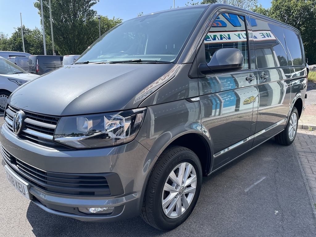 Volkswagen Transporter 2.0 Tdi T28 Bluemotion Tech Highline Panel Van Grey #4
