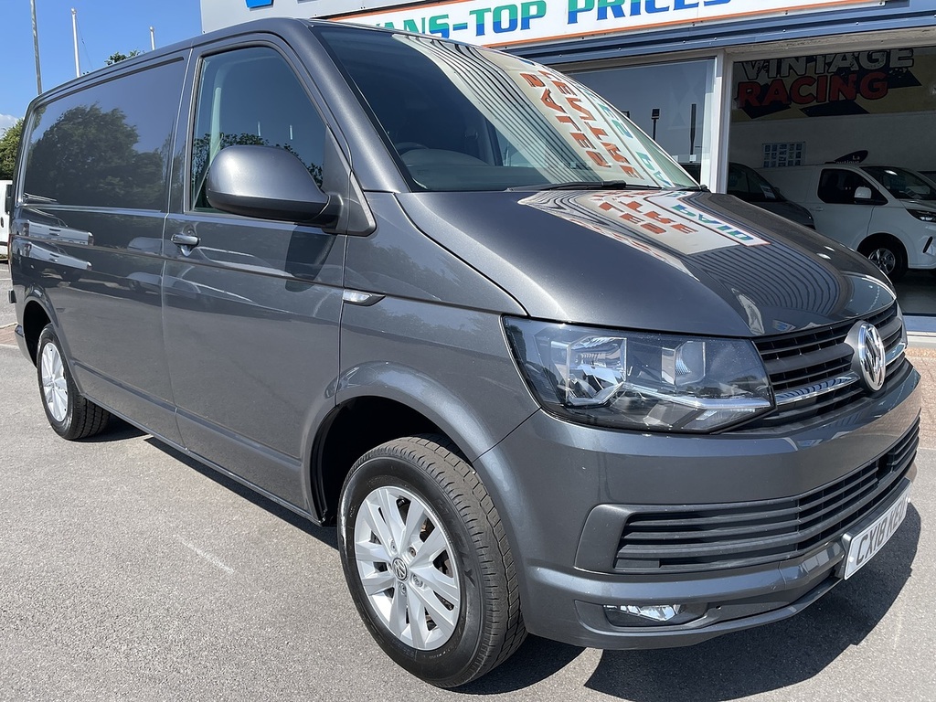 Volkswagen Transporter 2.0 Tdi T28 Bluemotion Tech Highline Panel Van Grey #2