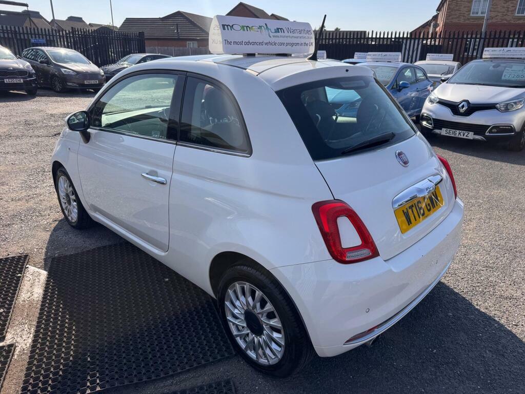 Fiat 500 1.2 Lounge Euro 6 S S White #3