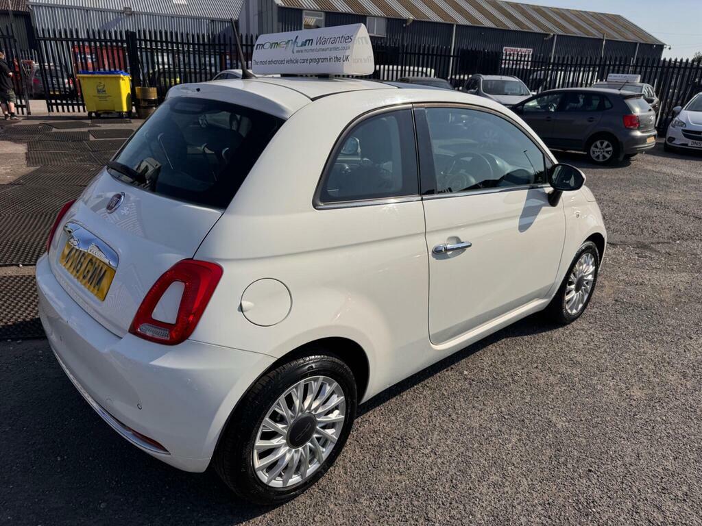 Fiat 500 1.2 Lounge Euro 6 S S White #5