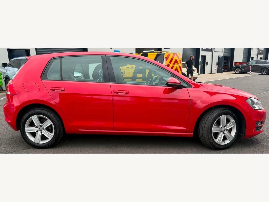 Volkswagen Golf 1.6 Tdi Bluemotion Tech Match Edition Dsg Euro 6 Red #4