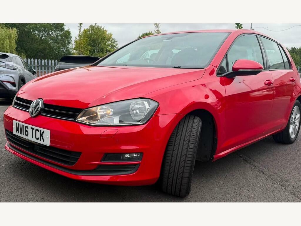 Volkswagen Golf 1.6 Tdi Bluemotion Tech Match Edition Dsg Euro 6 Red