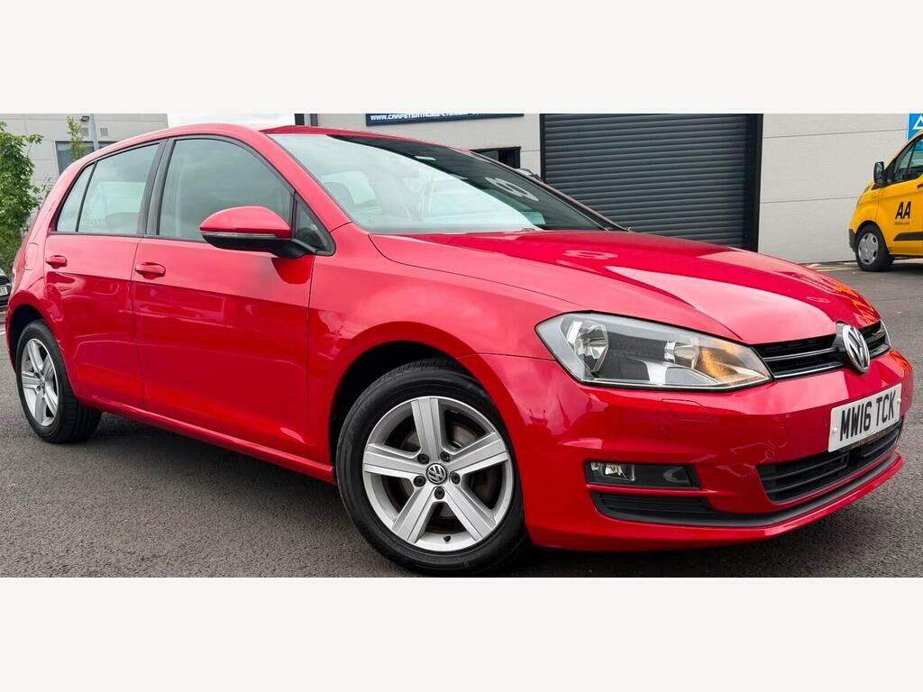 Volkswagen Golf 1.6 Tdi Bluemotion Tech Match Edition Dsg Euro 6 Red #2