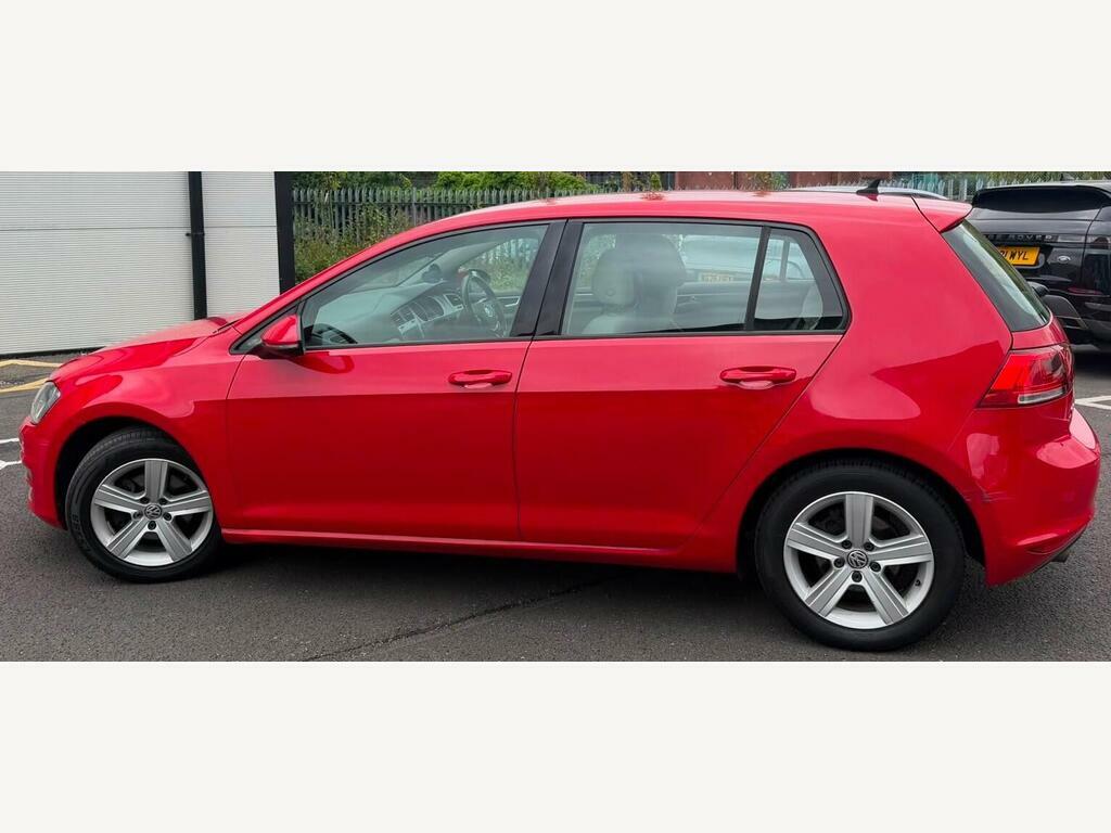 Volkswagen Golf 1.6 Tdi Bluemotion Tech Match Edition Dsg Euro 6 Red #3