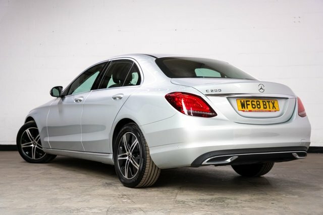 Mercedes-Benz C Class 2018 1.5 C200 Mhev Eq Boost Sport Premium Saloon WF68BTX Silver #2
