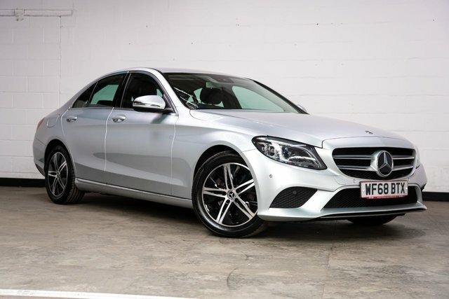 Mercedes-Benz C Class 2018 1.5 C200 Mhev Eq Boost Sport Premium Saloon WF68BTX Silver