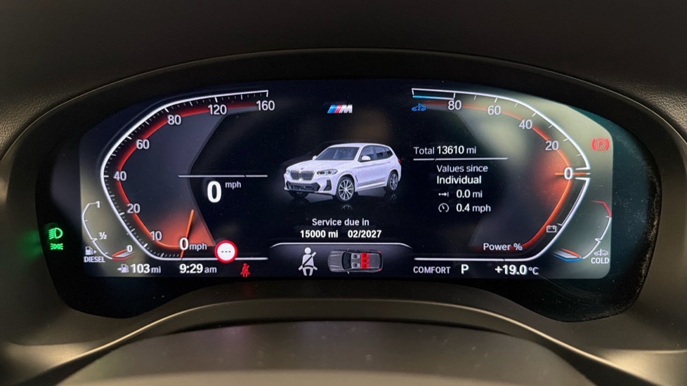 BMW X3 Xdrive M40d Mht Blue #9