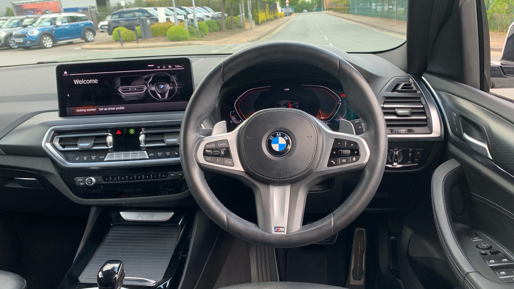 BMW X3 Xdrive20d Mht M Sport Step White #5