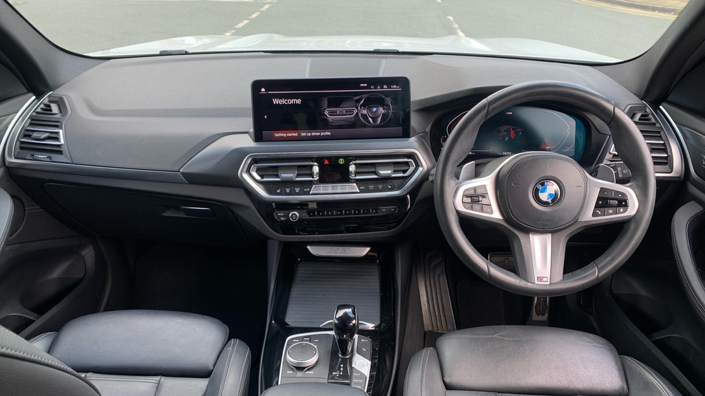 BMW X3 Xdrive20d Mht M Sport Step White #4