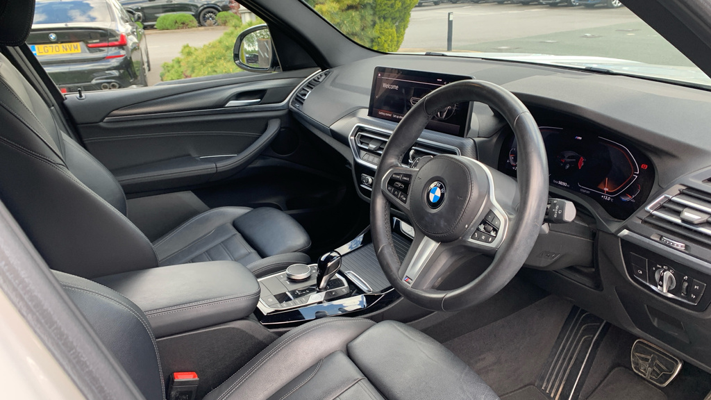 BMW X3 Xdrive20d Mht M Sport Step White #6