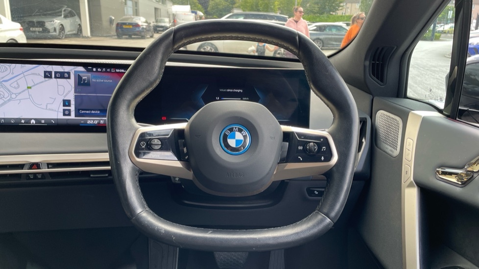BMW iX Ix Xdrive 40 M Sport Blue #5