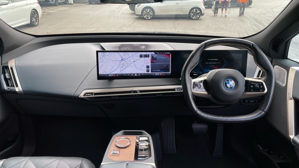 BMW iX Ix Xdrive 40 M Sport Blue #4