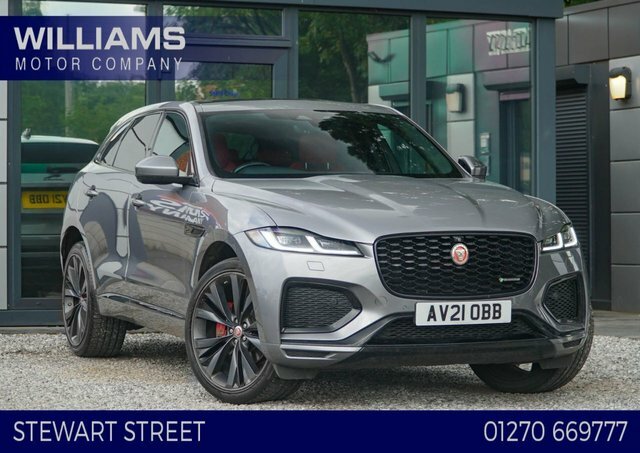 Jaguar F-Pace 2021 2.0 D200 Mhev R-dynamic Se Suv Aut Grey