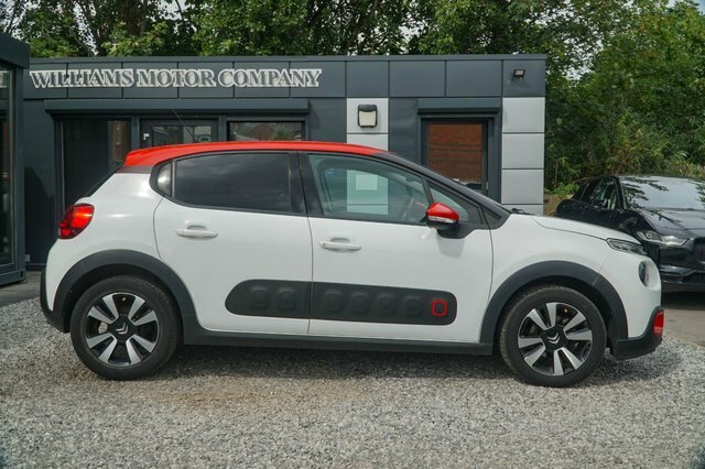Citroen C3 2018 1.2 Puretech Flair Hatchback Manua White #6