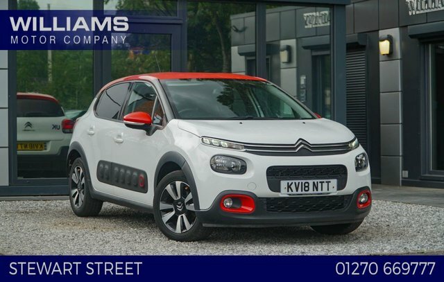 Citroen C3 2018 1.2 Puretech Flair Hatchback Manua White