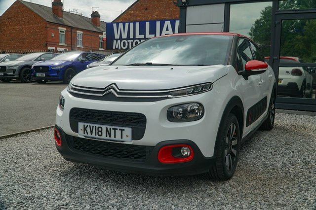 Citroen C3 2018 1.2 Puretech Flair Hatchback Manua White #3