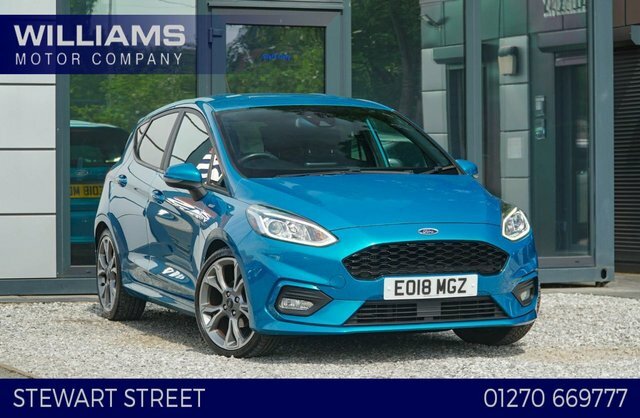 Ford Fiesta 2018 1.0T Ecoboost St-line Hatchback Ma Blue