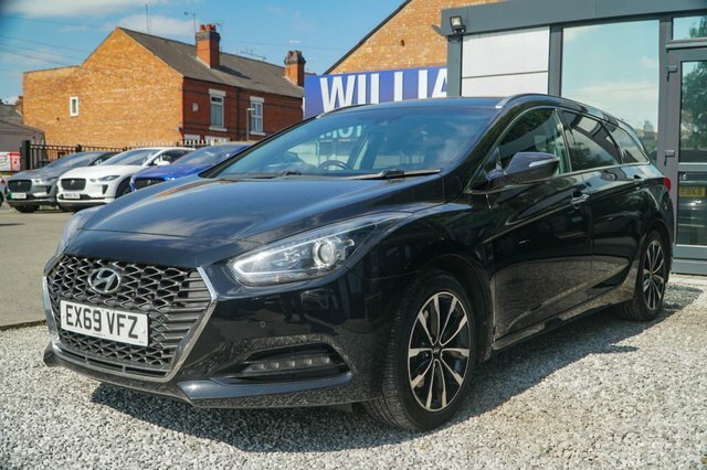 Hyundai I40 2019 1.6 Crdi Se Nav Tourer Dct Euro 6 EX69VFZ Black #3