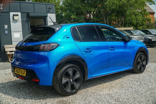 Peugeot e-208 2020 50Kwh Gt Line Hatchback 13 Blue #5