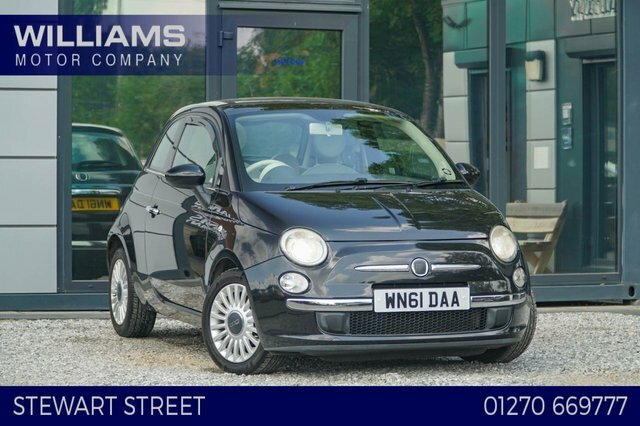 Fiat 500 2011 1.2 Lounge Hatchback Euro 5 Black