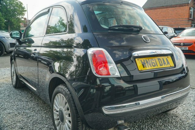 Fiat 500 2011 1.2 Lounge Hatchback Euro 5 Black #5