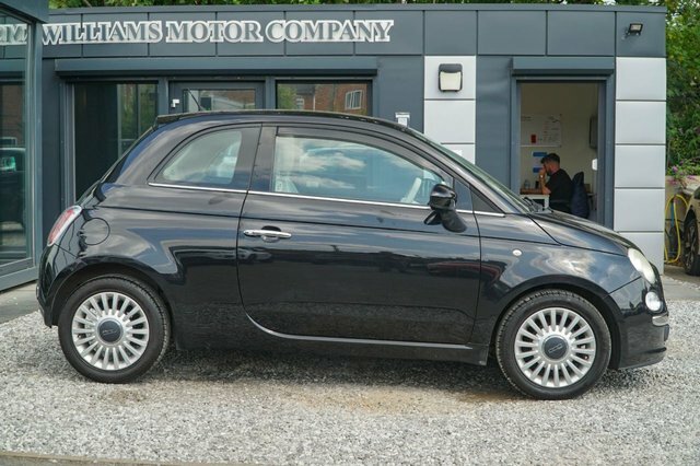Fiat 500 2011 1.2 Lounge Hatchback Euro 5 Black #6