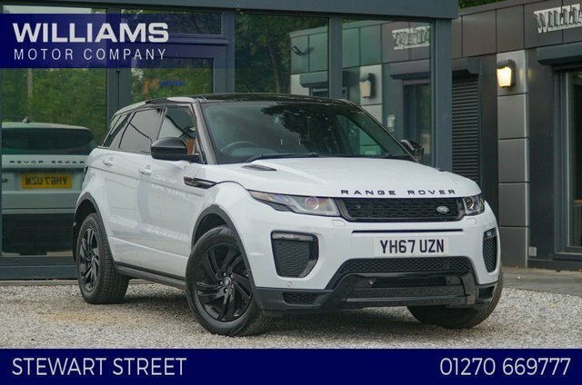 Land Rover Range Rover Evoque 2017 2.0 Td4 Hse Dynamic Suv 4Wd E YH67UZN White