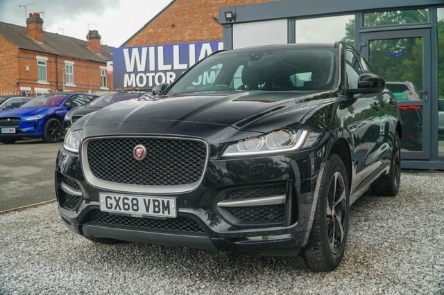 Jaguar F-Pace 2018 2.0 D165 R-sport Suv Euro 6 Black #3
