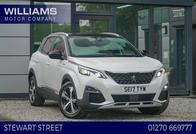 Peugeot 3008 2017 1.6 Bluehdi Gt Line Suv Eur White