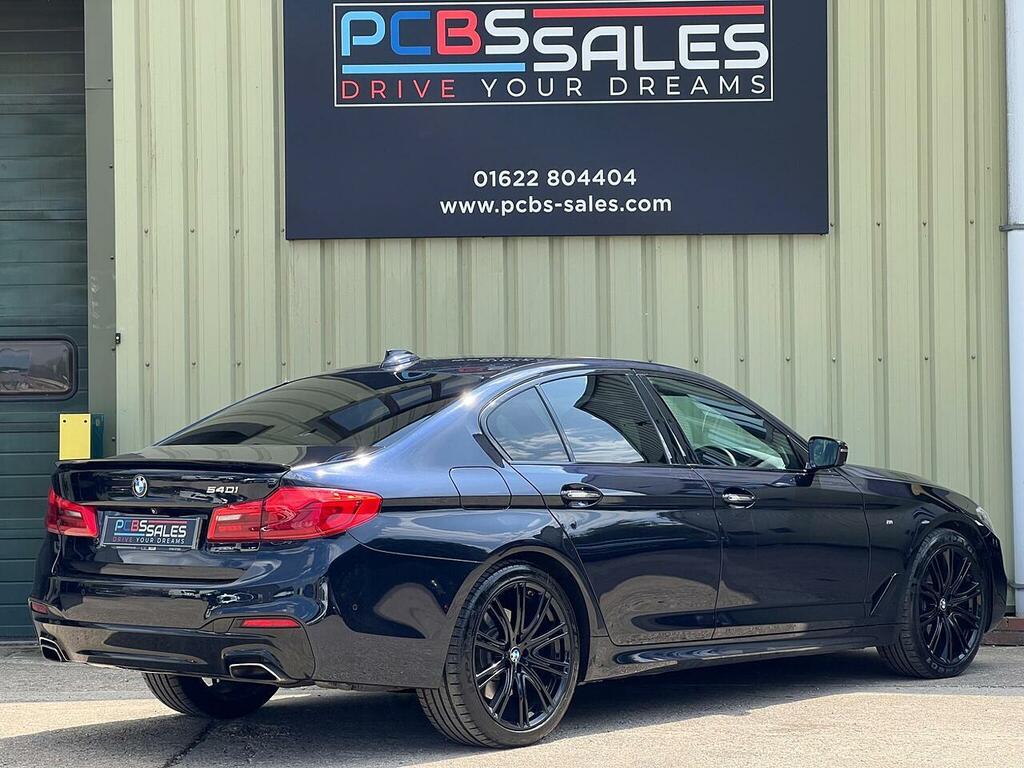 BMW 5 Series 3.0 540I M Sport Saloon Xdrive Eur Black #4