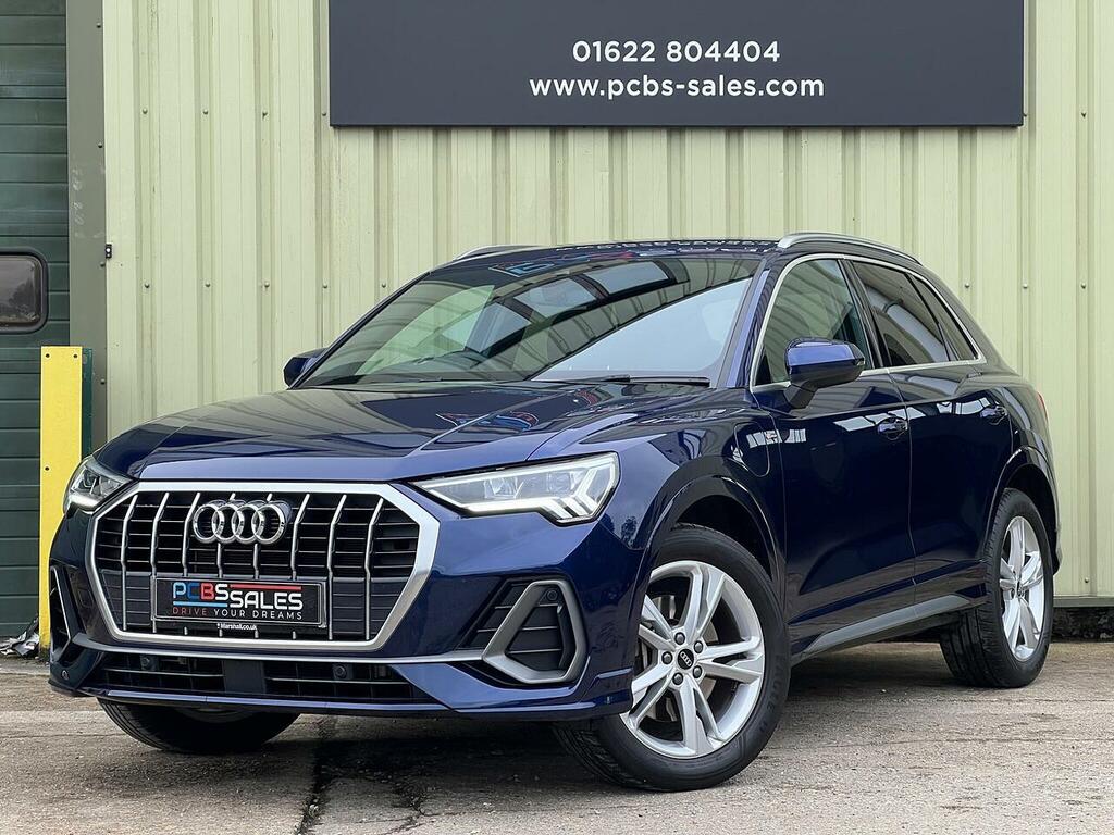 Audi Q3 1.4 Tfsie 45 S Line Suv Plug-in Hybrid GK23DLF Blue #3