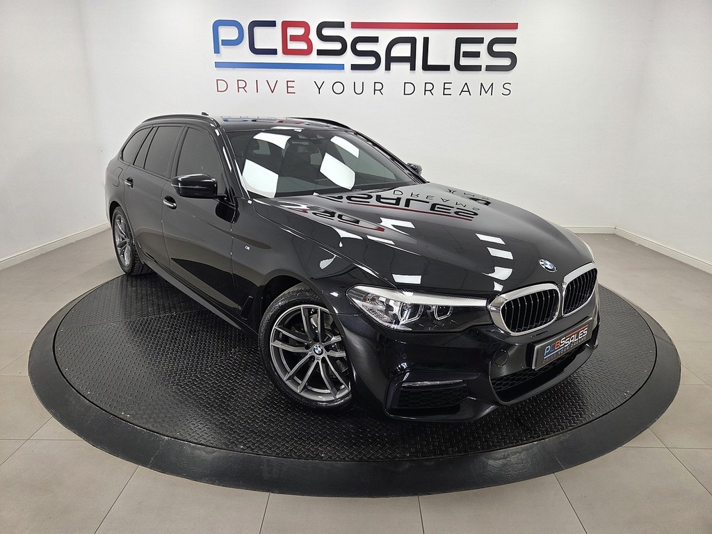 BMW 5 Series 2.0 520D M Sport Touring Euro 6 S Black