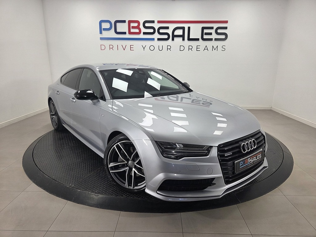 Audi A7 3.0 Tdi V6 Black Edition Sportback S Tr Silver