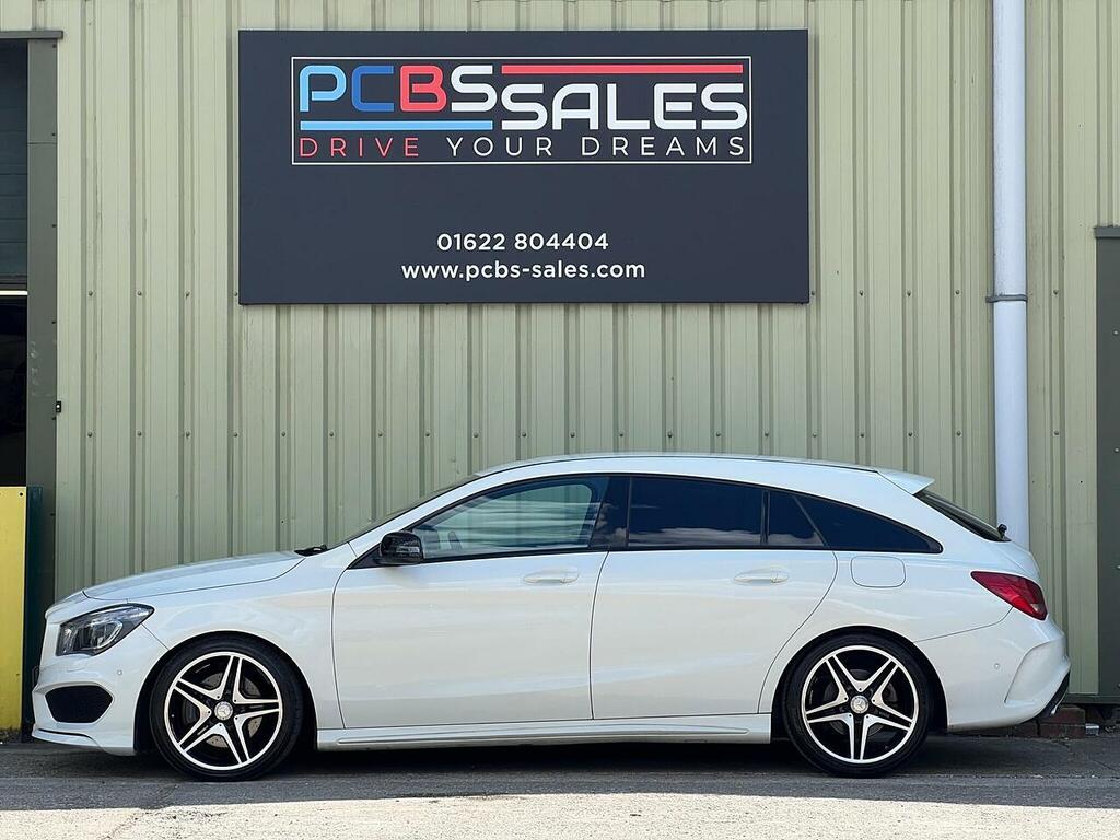 Mercedes-Benz CLA Class 2.1 Cla220d Amg Sport Shooting Brake 7G White #5