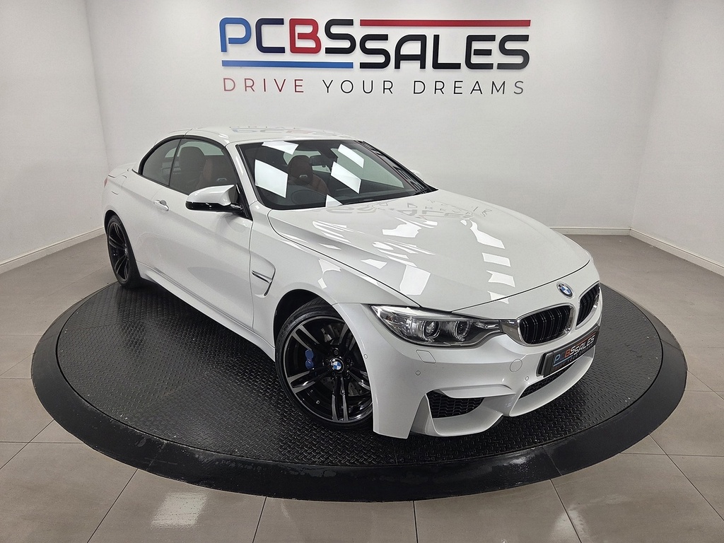 BMW M4 3.0 Biturbo Convertible Dct Euro 6 Ss White #2