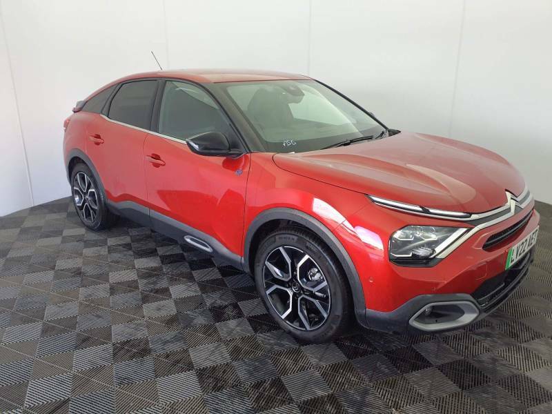 Citroen e-C4 50Kwh Shine Plus 7.4Kw Charger Red