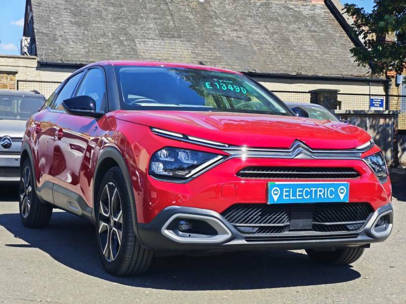 Citroen e-C4 50Kwh Shine Plus 7.4Kw Charger - 2022 Red
