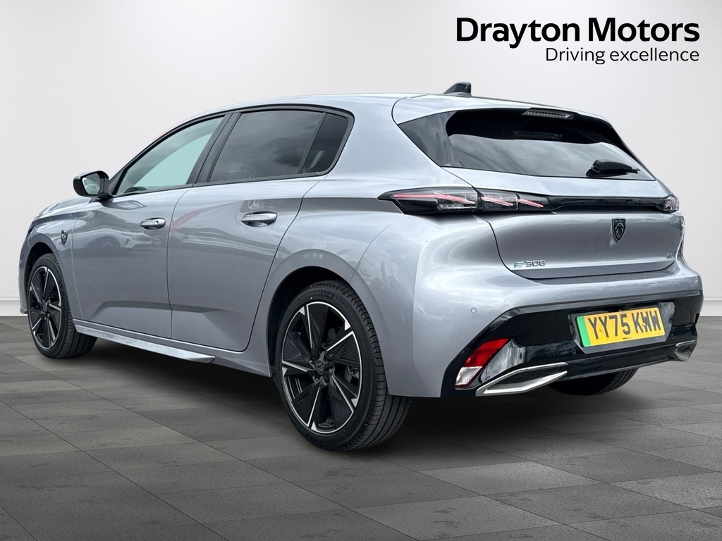 Peugeot 308 54Kwh Gt Hatchback 156 Ps YY75KWW Grey #6