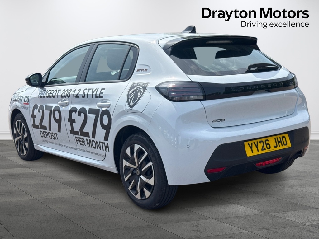 Peugeot 208 1.2 Puretech Style Hatchback Eur White #6