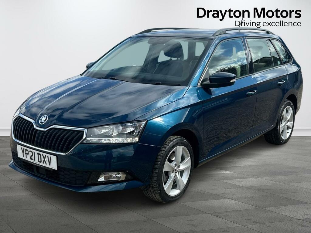 Skoda Fabia 1.0 Tsi Se L Estate Dsg Euro 6 Ss 9 YP21DXV Blue #4