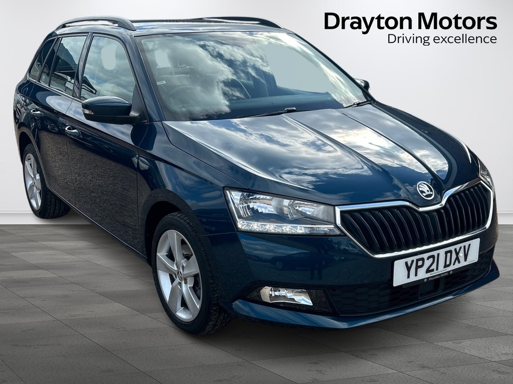 Skoda Fabia 1.0 Tsi Se L Estate Dsg Euro 6 Ss 9 YP21DXV Blue