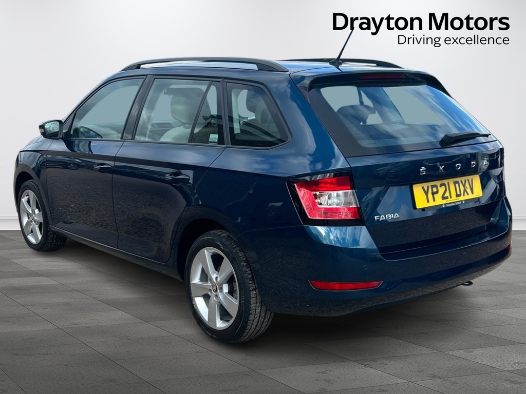 Skoda Fabia 1.0 Tsi Se L Estate Dsg Euro 6 Ss 9 YP21DXV Blue #6