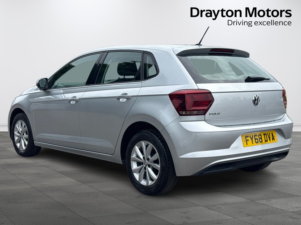 Volkswagen Polo 1.0 Se Hatchback Euro 6 Ss 6 FY68DVA Silver #6