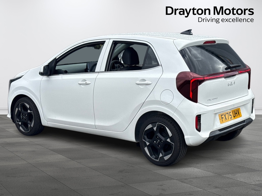 Kia Picanto 1.0 3 Hatchback Amt Euro 6 Ss 62 Bh FX75UHV White #6