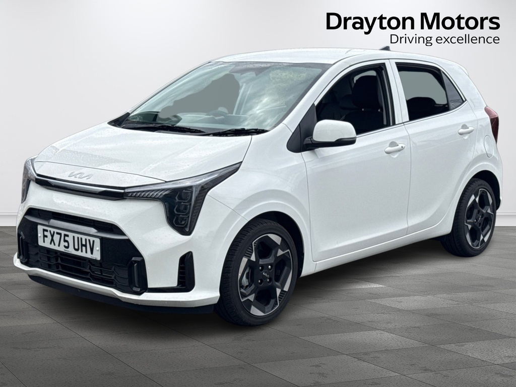 Kia Picanto 1.0 3 Hatchback Amt Euro 6 Ss 62 Bh FX75UHV White #4