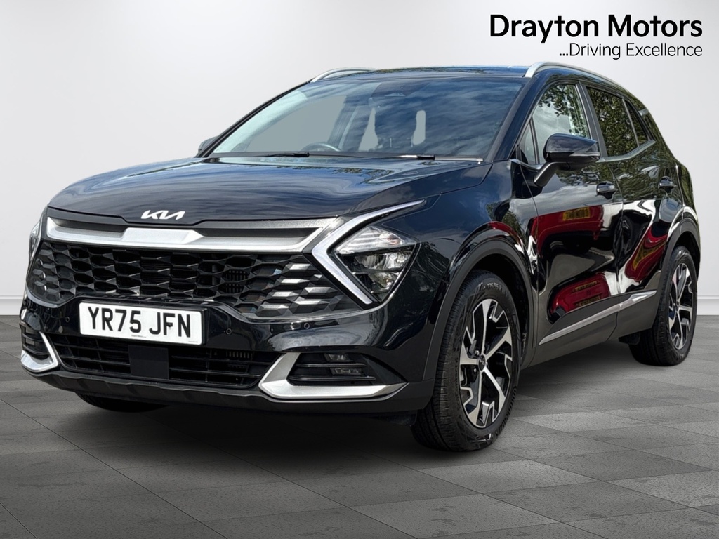 Kia Sportage 1.6 T-gdi Mhev 3 Suv Hybrid Euro YR75JFN Black #4