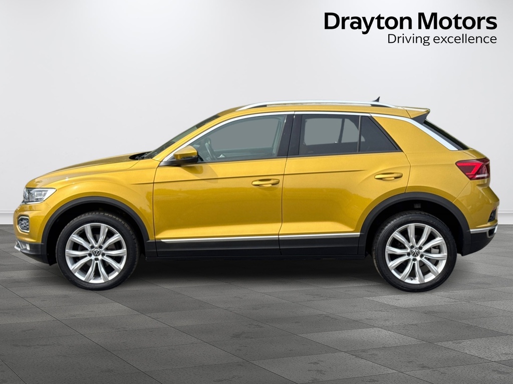 Volkswagen T-Roc 1.5 Tsi Gpf Evo Sel Suv Dsg Euro 6 Ss HN21XDA Yellow #5